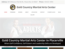 Tablet Screenshot of goldcountrymac.com